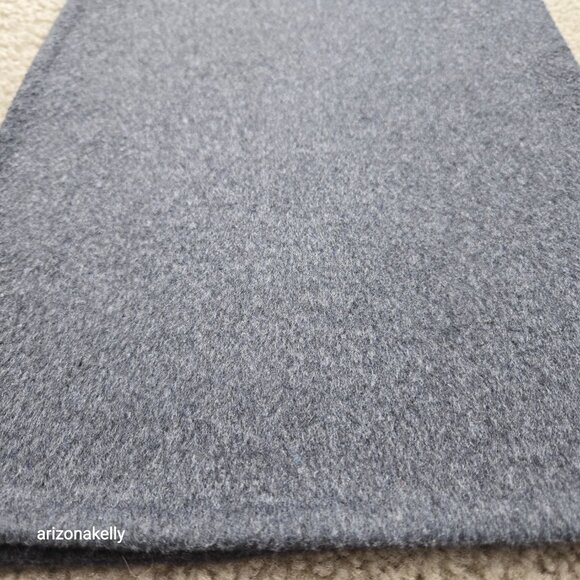 Wool Cashmere Grey Woven Scarf--Possibly Toteme - Picture 8 of 14